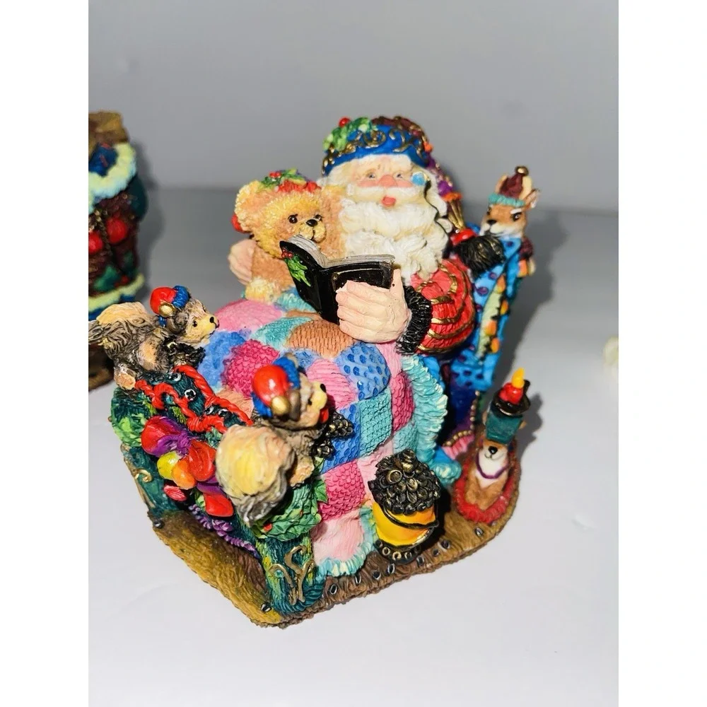3 Crinkle Claus Possible Dreams 1997 Santa Figurines Limited Edition Christmas